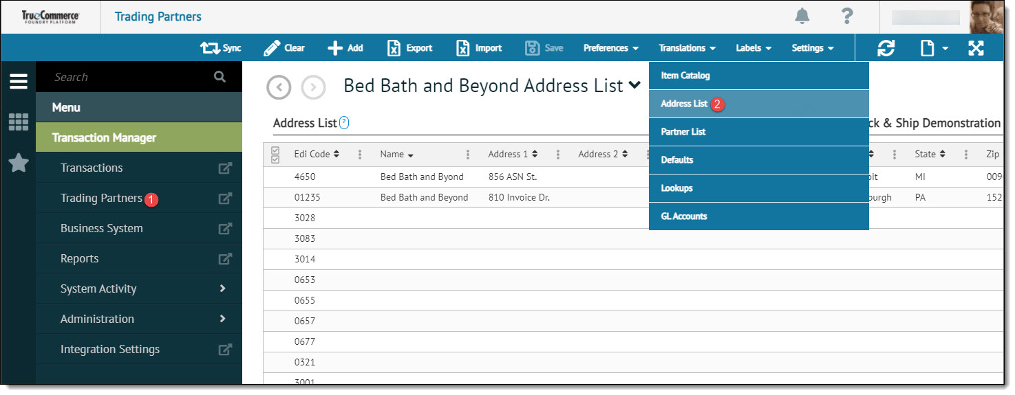 Synchronizing Store Addresses